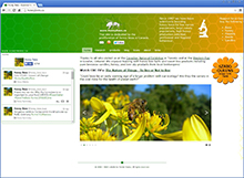 desktop screen shot of the main page circa 2014